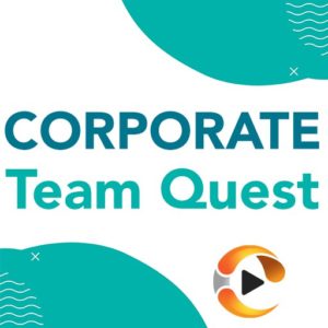 team quest corporate logo multiplayer team training